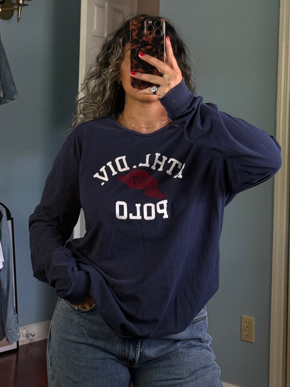 polo ralph lauren crew neck long sleeve